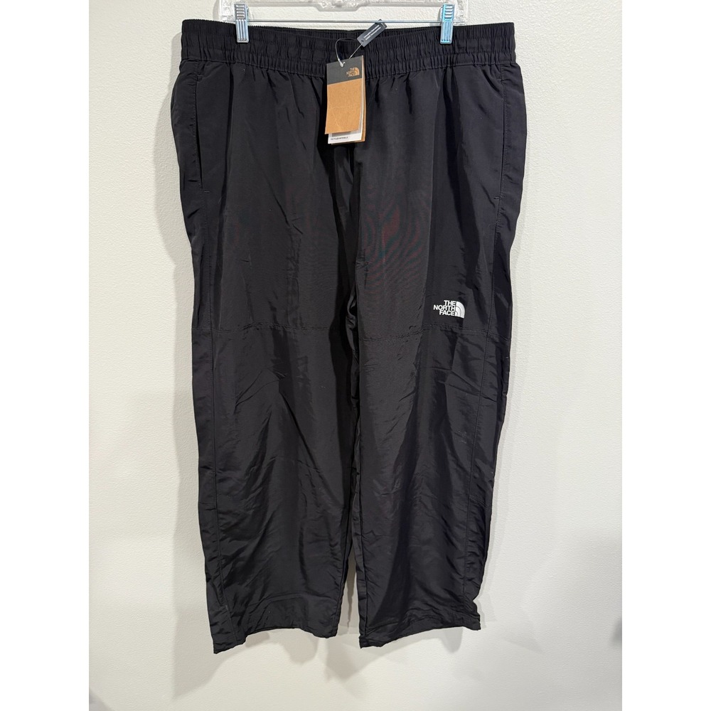 The North Face TNF Easy Wind Pants Women's 2XL Black Nylon Winter Standard Fit‎